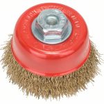 Perie-oala de sarma ondulata 70 cu Invelis din alama