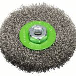 Perie-disc de sarma ondulata 115 otel inoxidabil