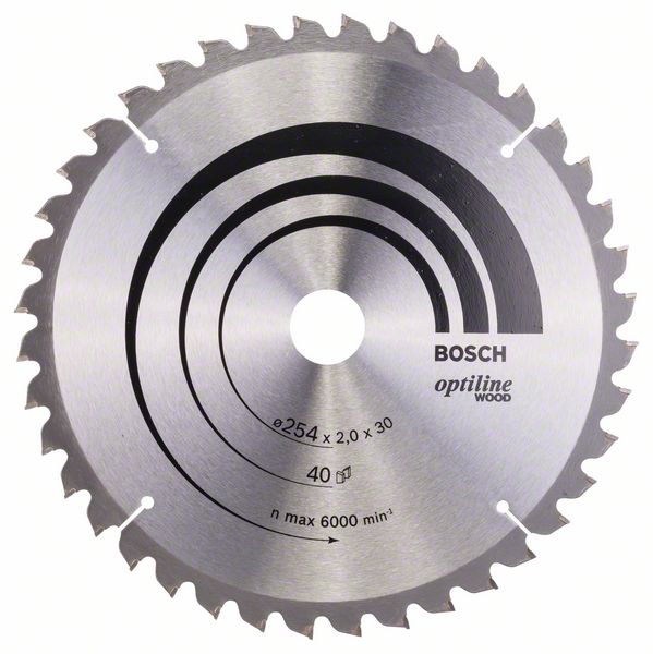 2608640435_bo_pro_u_f_1_772887.jpg Panza de ferastrau circular Optiline Wood 254 x 30 x 2,0 mm, 40 - imagine 1