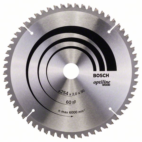 2608640436_bo_pro_u_f_1_772893.jpg Panza de ferastrau circular Optiline Wood 254 x 30 x 2,0 mm, 60 - imagine 1