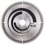 Panza fierastrau circular Multi Material 216mm x30x2,5 mm 80T