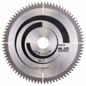 Panza fierastrau circular Multi Material 216mm x30x2,5 mm 80T