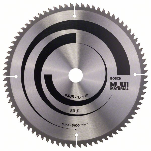 Panza fierastrau circular Multi Material 305mm Panza fierastrau circular Multi Material 305mm x 30 x 3,2 mm 80T