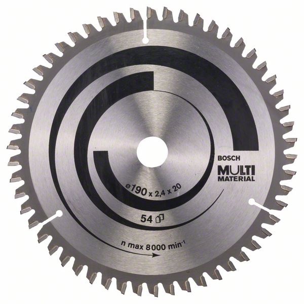 2608640508_bo_pro_u_f_1_749379.jpg Panza de ferastrau circular Multi Material 190 x 20/16 x 2,4 mm; 54 - imagine 1