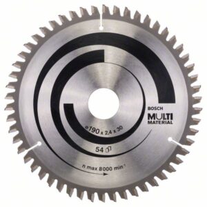 Panza fierastrau circular Multi Material 190 x 30 x 2,4 mm 54T