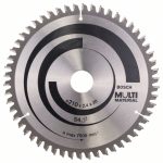 Panza de ferastrau circular Multi Material 210 x 30 x 2,4 mm 54T