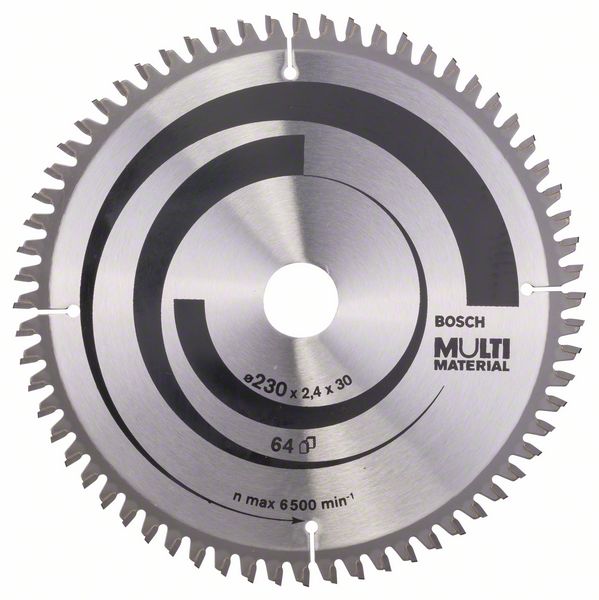 2608640513_bo_pro_u_f_1_748185.jpg Panza de ferastrau circular Multi Material 230 x 30 x 2,4 mm; 64 - imagine 1