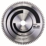 Panza de ferastrau circular Multi Material 250mm x 30 x 3,2 mm 80T