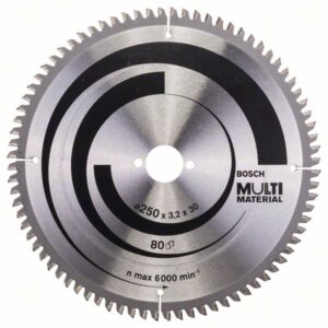 Panza de ferastrau circular Multi Material 250mm x 30 x 3,2 mm 80T