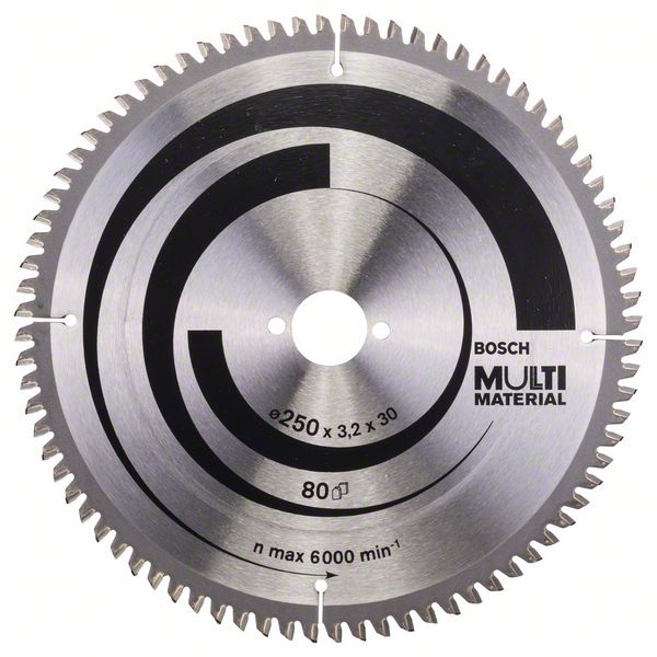 Panza de ferastrau circular Multi Material 250mm Panza de ferastrau circular Multi Material 250mm x 30 x 3,2 mm 80T