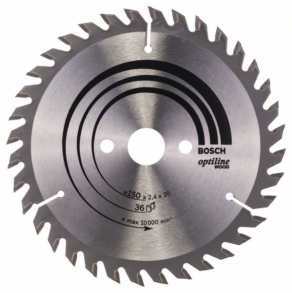 2608640593_bo_pro_u_f_1_749438.jpg Panza de ferastrau circular Optiline Wood 150 x 20/16 x 2,4 mm, 36 - imagine 1
