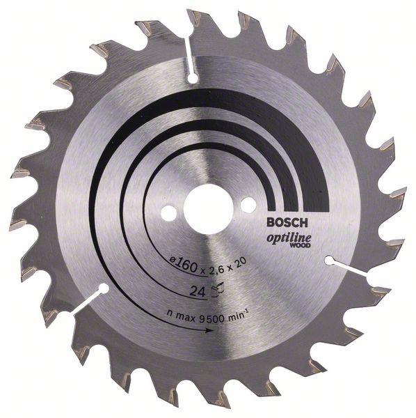 2608640596_bo_pro_u_f_1_748581.jpg Panza de ferastrau circular Optiline Wood 160 x 20/16 x 2,6 mm, 24 - imagine 1