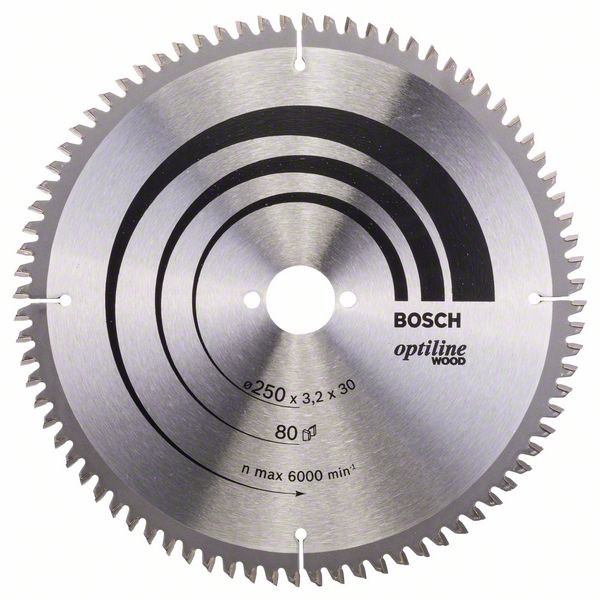 2608640645_bo_pro_u_f_1_773073.jpg Panza de ferastrau circular Optiline Wood 250 x 30 x 3,2 mm, 80 - imagine 1