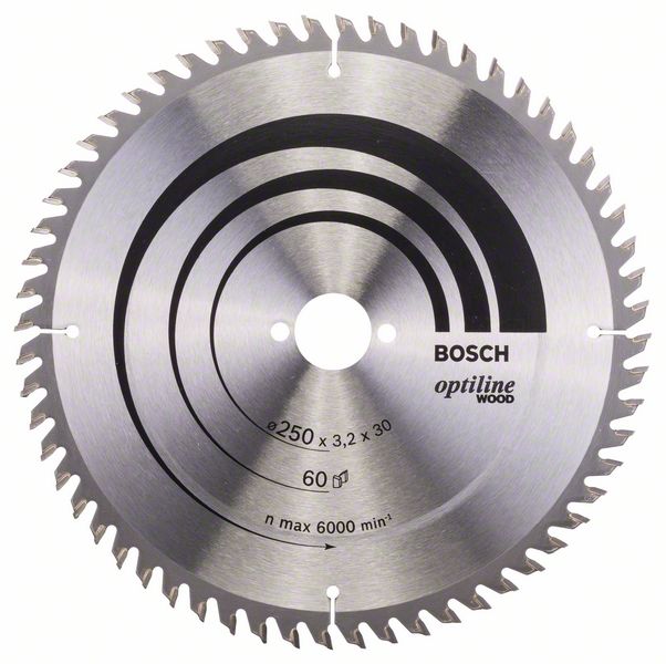 2608640665_bo_pro_u_f_1_773079.jpg Panza de ferastrau circular Optiline Wood 250 x 30 x 3,2 mm, 60 - imagine 1