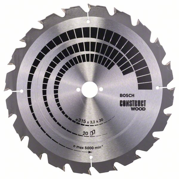 2608640691_bo_pro_u_f_1_751864.jpg Panza de ferastrau circular Construct Wood 315 x 30 x 3,2 mm; 20 - imagine 1