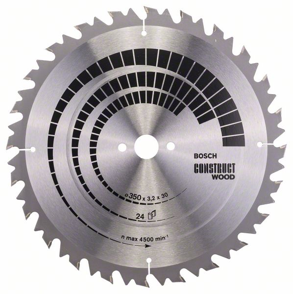 2608640702_bo_pro_u_f_1_751255.jpg Panza de ferastrau circular Construct Wood 350 x 30 x 3,2 mm; 24 - imagine 1