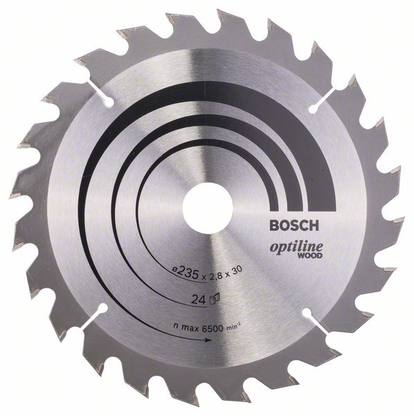 2608640725_bo_pro_u_f_1_748269.jpg Panza de ferastrau circular Optiline Wood 235 x 30/25 x 2,8 mm, 24 - imagine 1
