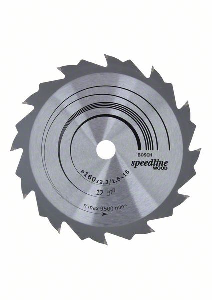 2608640784_bo_pro_u_f_1_748617.jpg Panza de ferastrau circular Speedline Wood 160 x 16 x 2,2 mm, 12 - imagine 1