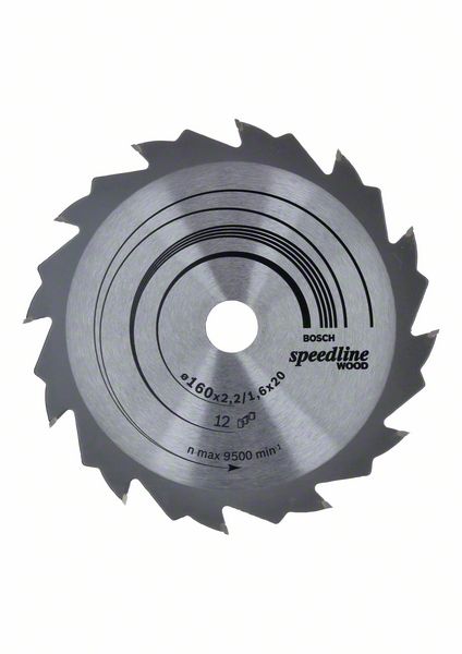 2608640786_bo_pro_u_f_1_748629.jpg Panza de ferastrau circular Speedline Wood 160 x 20 x 2,2 mm, 12 - imagine 1