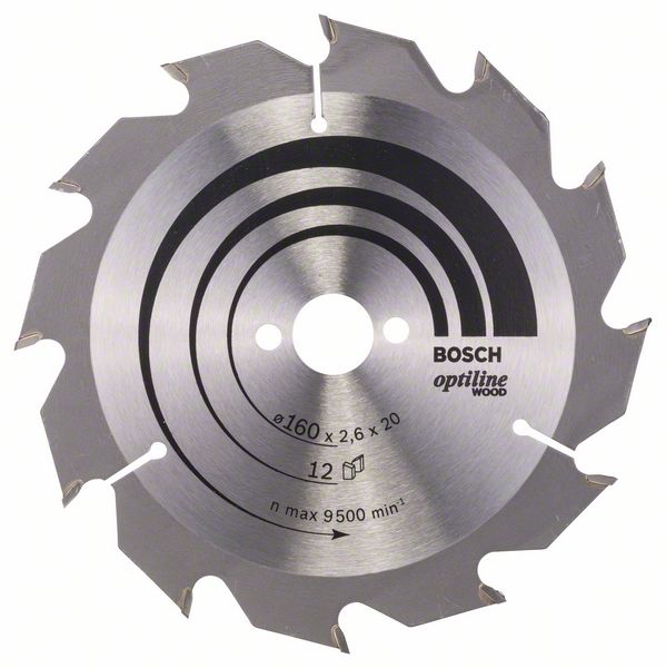 2608641173_bo_pro_u_f_1_749540.jpg Panza de ferastrau circular Optiline Wood 160 x 20/16 x 2,6 mm, 12 - imagine 1