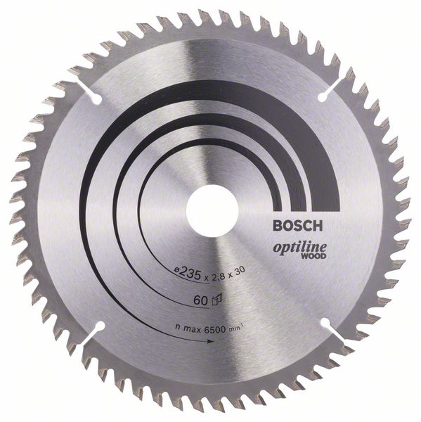 2608641192_bo_pro_u_f_1_748323.jpg Panza de ferastrau circular Optiline Wood 235 x 30/25 x 2,8 mm, 60 - imagine 1
