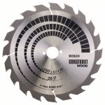 Panza de ferastrau circular Construct Wood 250 x 30 x 3,2 mm; 20