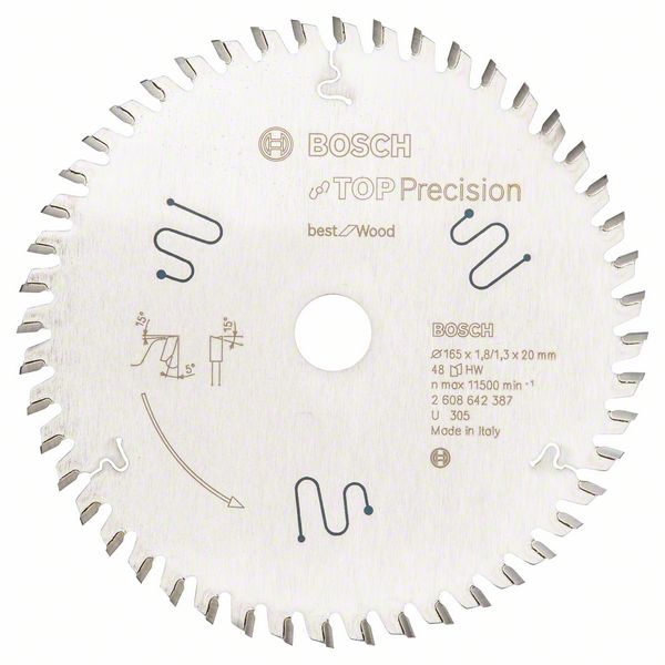 2608642387_bo_pro_u_f_1_956050.jpg Panza de ferastrau circular Top Precision Best for Multi Material 165 x 20 x 1,8 mm, 56 - imagine 1