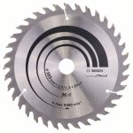 Panza fierastrau circular Bosch Optiline Wood 165 x 20/16 x 1,7 mm 36T