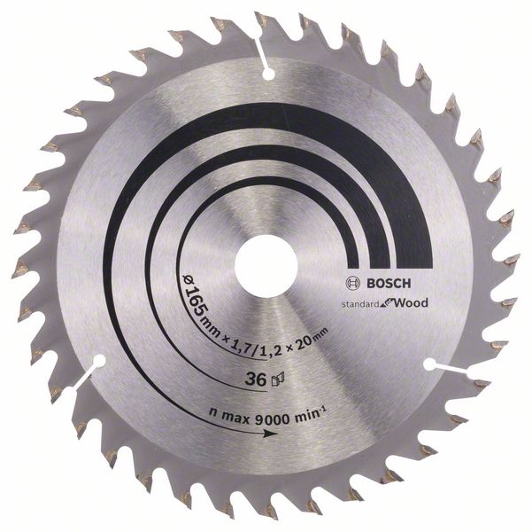 Panza fierastrau circular Bosch Optiline Wood 165 x 20/16 x 1,7 mm 36T Panza fierastrau circular Bosch Optiline Wood 165 x 20/16 x 1,7 mm 36T
