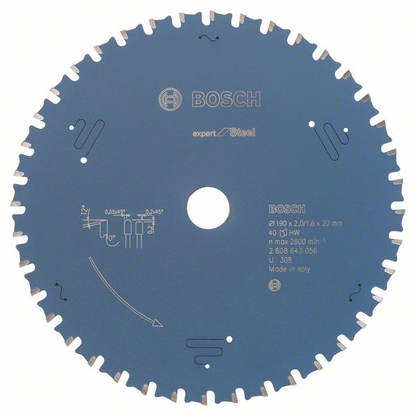 Panza de ferastrau circular Expert pentru metal 190 x 20 x 2,0 mm 40T Panza de ferastrau circular Expert pentru metal 190 x 20 x 2,0 mm 40T