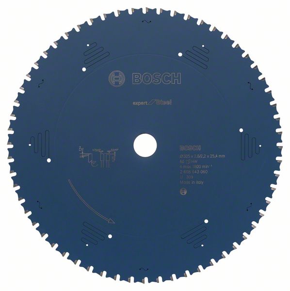 Panza fierastrau circular Expert metal 305 mm x 25,4 mm x 2,6 mm 60T Panza fierastrau circular Expert metal 305 mm x 25,4 mm x 2,6 mm 60T