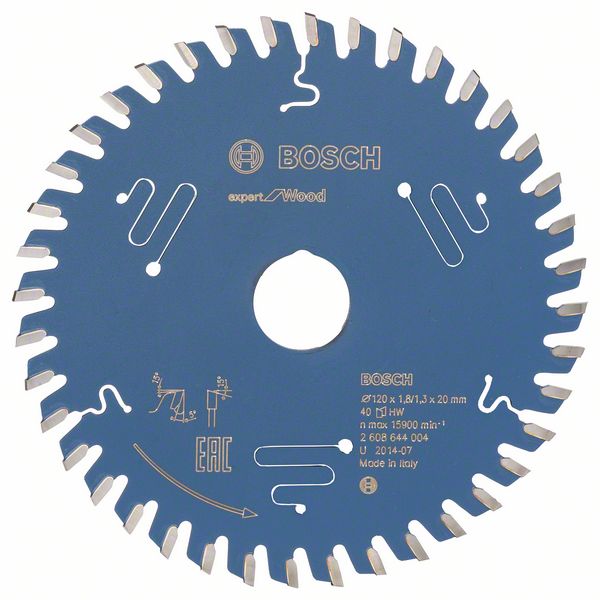 2608644004_bo_pro_u_f_1_1013421.jpg Panza de ferastrau circular Expert for Wood 120 x 20 x 1,8 mm, 40 - imagine 1
