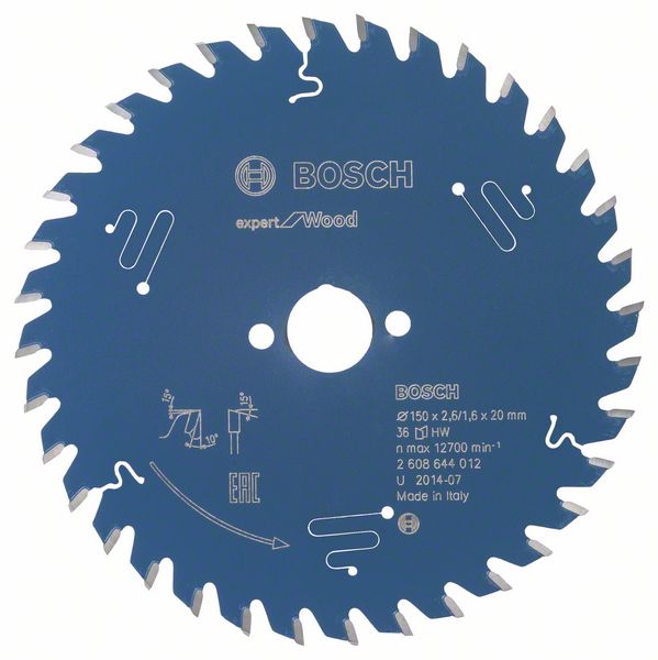 2608644012_bo_pro_u_f_1_992580.jpg Panza de ferastrau circular Expert for Wood 150 x 20 x 2,6 mm, 36 - imagine 1