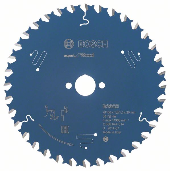 2608644014_bo_pro_u_f_1_992592.jpg Panza de ferastrau circular Expert for Wood 160 x 20 x 1,8 mm, 36 - imagine 1