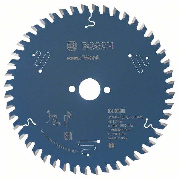 2608644015_bo_pro_u_f_1_992598.jpg Panza de ferastrau circular Expert for Wood 160 x 20 x 1,8 mm, 48 - imagine 1