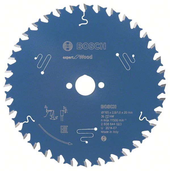 2608644023_bo_pro_u_f_1_992634.jpg Panza de ferastrau circular Expert for Wood 165 x 20 x 2,6 mm, 36 - imagine 1