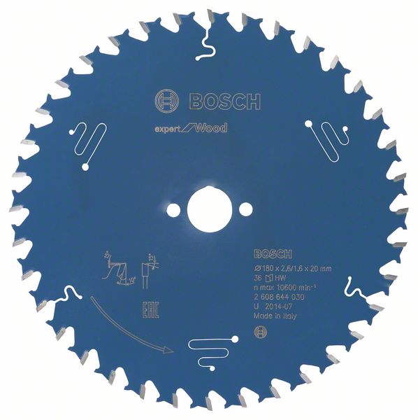 2608644030_bo_pro_u_f_1_992652.jpg Panza de ferastrau circular Expert for Wood 180 x 20 x 2,6 mm, 36 - imagine 1