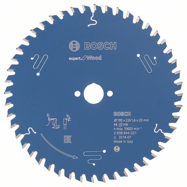 2608644031_bo_pro_u_f_1_1013121.jpg Panza de ferastrau circular Expert for Wood 180 x 20 x 2,6 mm, 48 - imagine 1