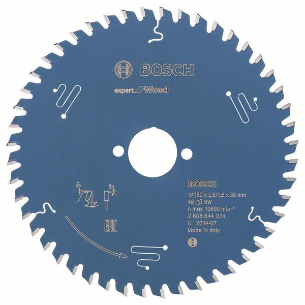 2608644034_bo_pro_u_f_1_1013139.jpg Panza de ferastrau circular Expert for Wood 180 x 30 x 2,6 mm, 48 - imagine 1