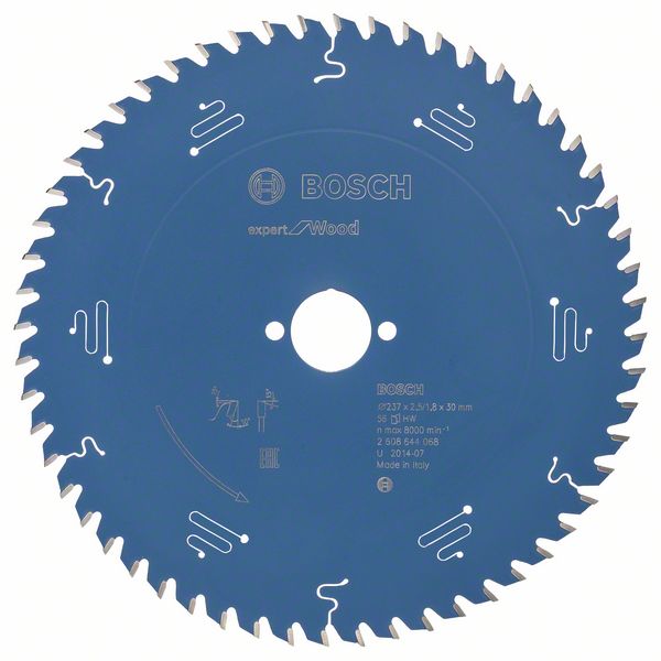 2608644068_bo_pro_u_f_1_1013247.jpg Panza de ferastrau circular Expert for Wood 237 x 30 x 2,5 mm, 56 - imagine 1