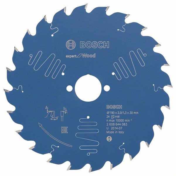 2608644083_bo_pro_u_f_1_1038003.jpg Panza de ferastrau circular Expert for Wood 190 x 30 x 2,0 mm, 24 - imagine 1