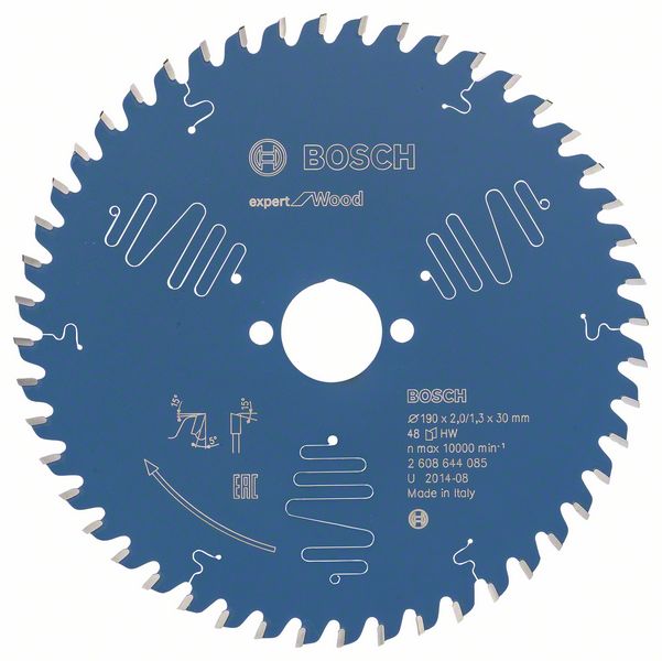 2608644085_bo_pro_u_f_1_1038015.jpg Panza de ferastrau circular Expert for Wood 190 x 30 x 2,0 mm, 48 - imagine 1