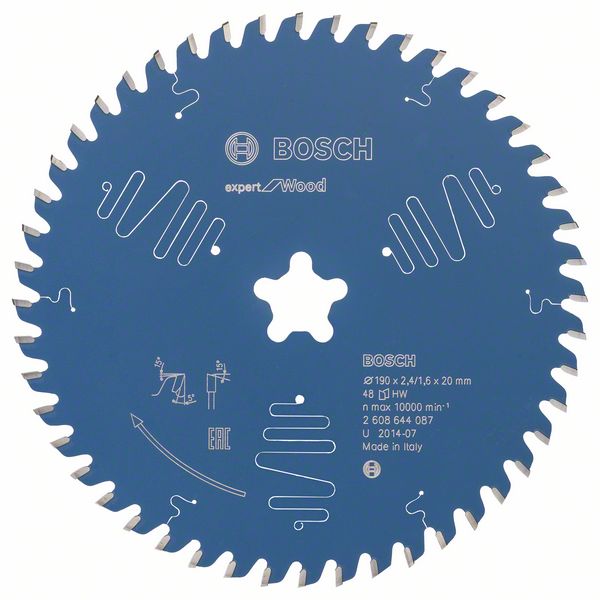 2608644087_bo_pro_u_f_1_1013289.jpg Panza de ferastrau circular Expert for Wood 190 x 2,4 mm, 48 - imagine 1