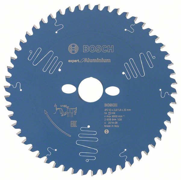 Panza de ferastrau circular Expert pentru Aluminium 210 x 30 x 2,6 mm 54T Panza de ferastrau circular Expert pentru Aluminium 210 x 30 x 2,6 mm 54T