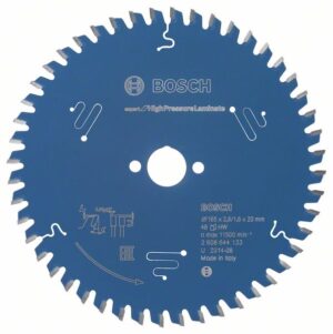 Panza de ferastrau circular Expert pentru laminate de inalta presiune 165 mm x 20 mm x 2,6 mm 48T