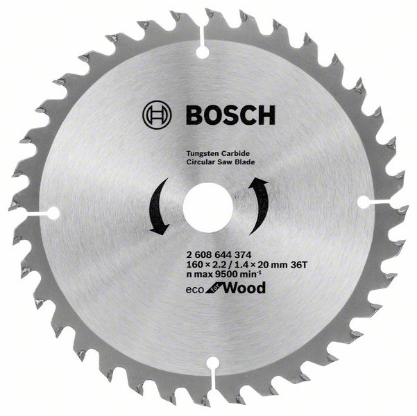 Panza fierastrau circular Eco pentru lemn 160x2.2/1.4x20 36T Panza fierastrau circular Eco pentru lemn 160x2.2/1.4x20 36T