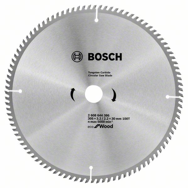 Panza fierastrau circular Eco pentru lemn 305x3.2/2.2x30 100T Panza fierastrau circular Eco pentru lemn 305x3.2/2.2x30 100T