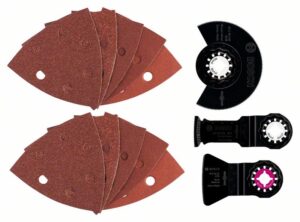 Set universal, 13 buc ACZ 85 EB (1x); AIZ 32 APB (1x); ATZ 52 SFC (1x); Wood and Paint panza de slefuire (10x)