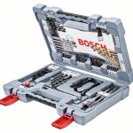 Set de burghie si capete de surubelnita Premium X-Line, 76 buc.