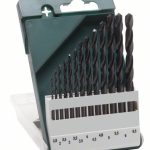 Set burghie Bosch pentru metal HSS-R, DIN 338, 13 buc.